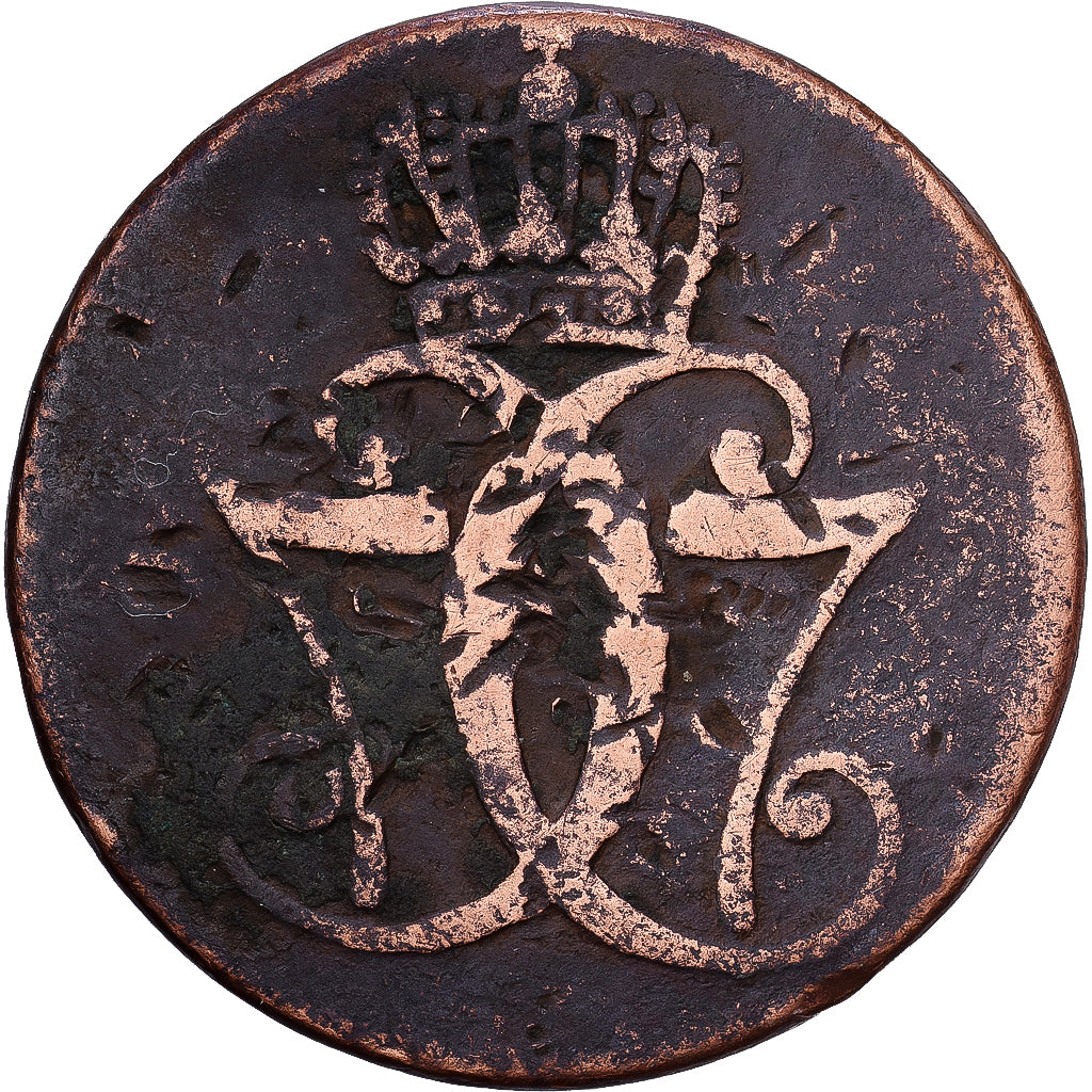Denemarken, Christian VII, Skilling, 1771, Koper, FR, KM:616.1