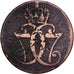 Denemarken, Christian VII, Skilling, 1771, Koper, FR, KM:616.1