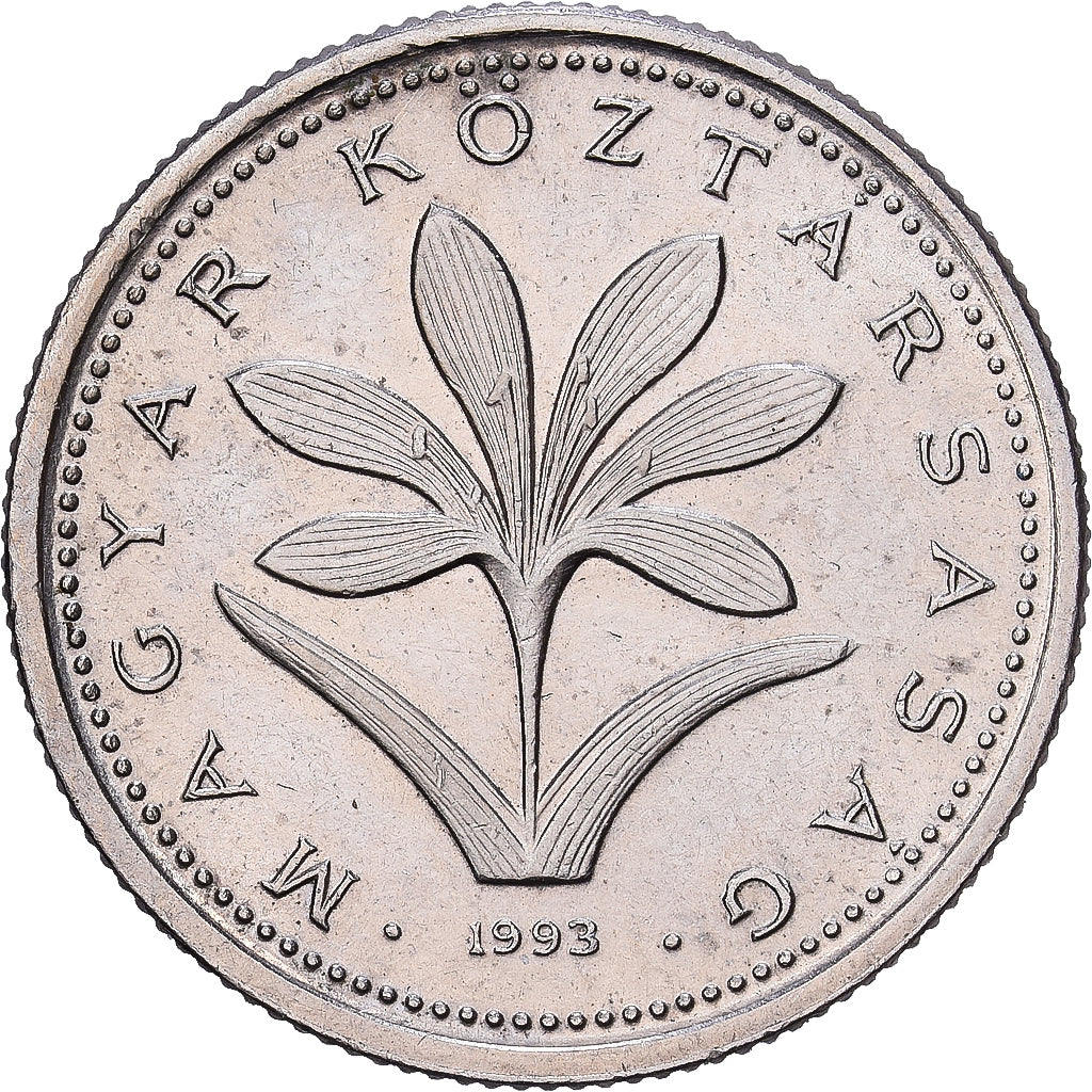 Hungría, 2 Forint, 1993, Cobre - níquel, EBC, KM:693