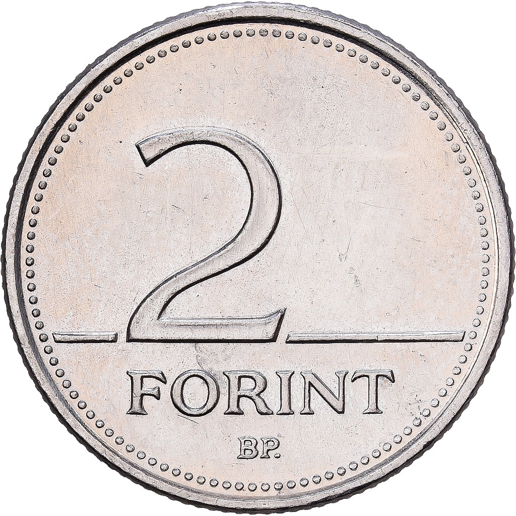 Ungheria, 2 Forint, 1997, Rame-nichel, BB+, KM:693