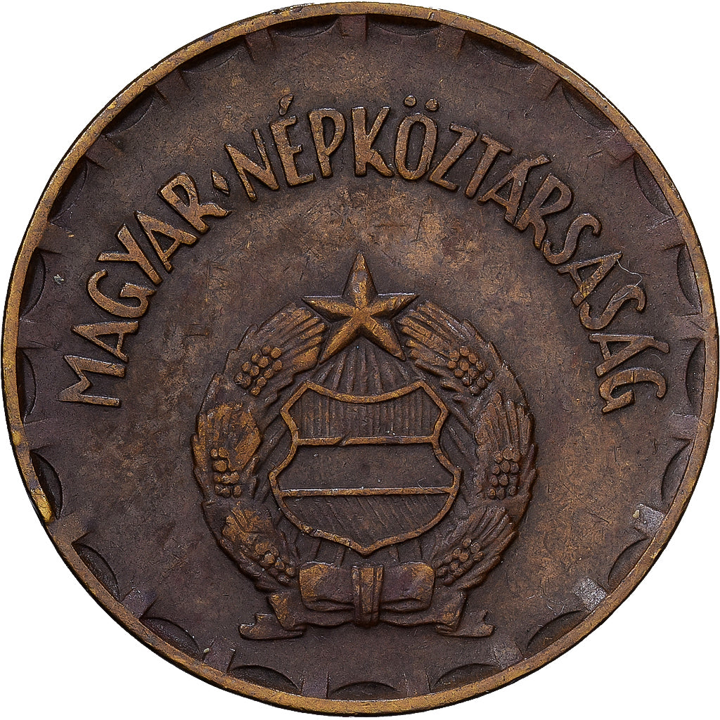 Hungría, 2 Forint, 1974, Latón, MBC, KM:591