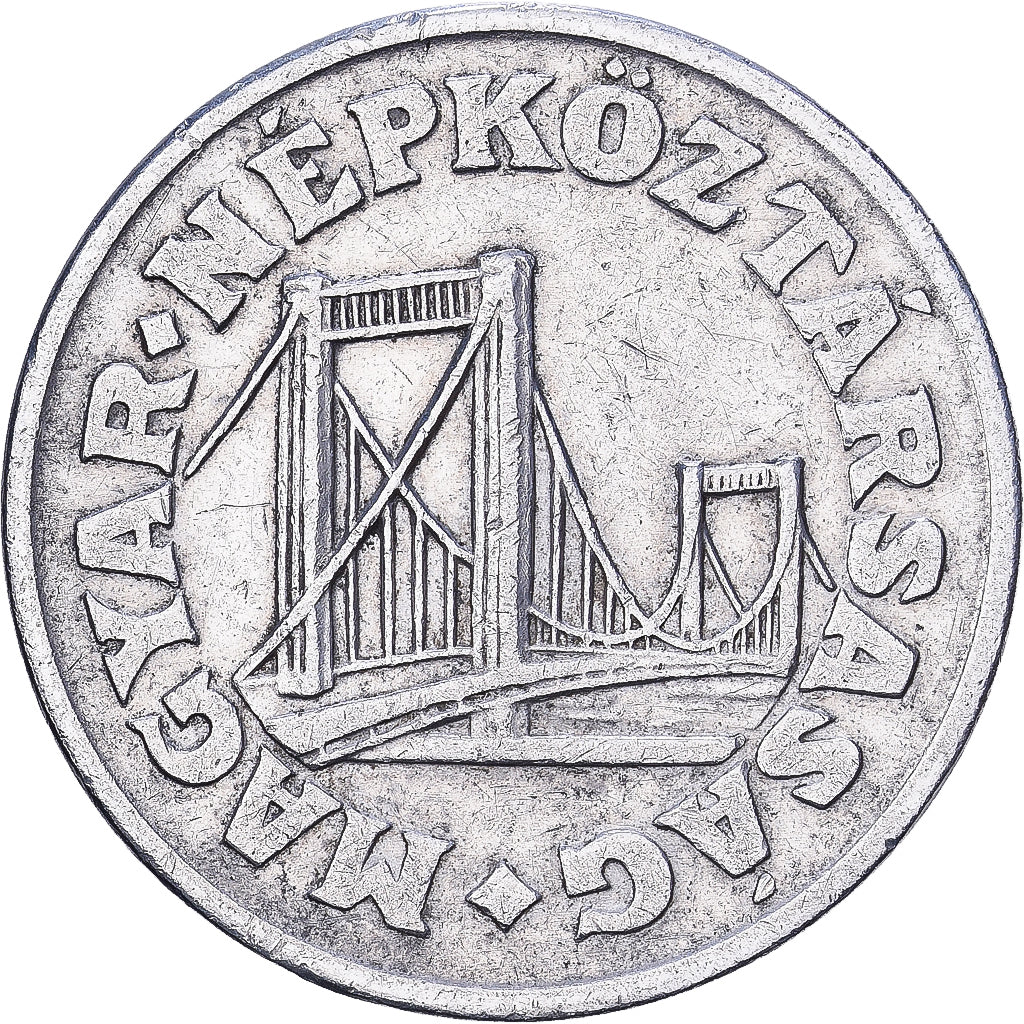 Hungary, 50 Fillér, 1977, Budapest, Aluminum, EF(40-45), KM:574