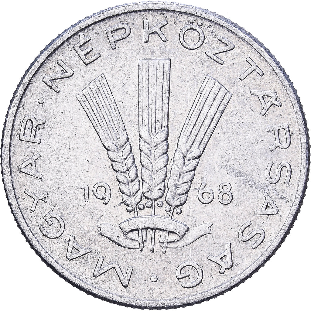 Hungary, 20 Fillér, 1968, Budapest, Aluminum, AU(50-53), KM:573