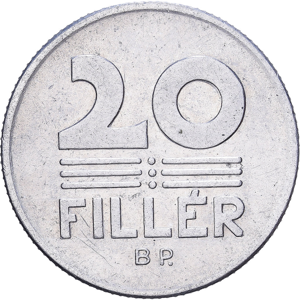 Hungary, 20 Fillér, 1968, Budapest, Aluminum, AU(50-53), KM:573