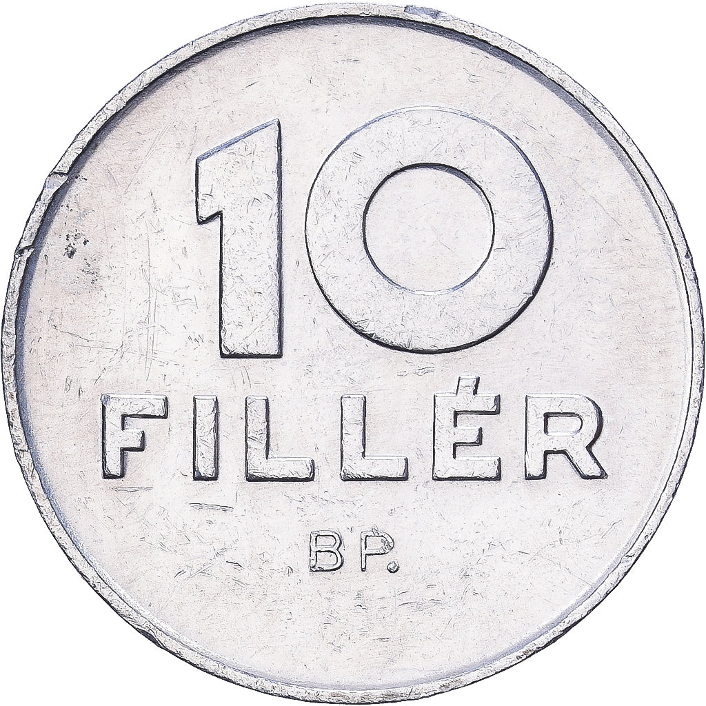 Hungary, 10 Filler, 1984, Budapest, Aluminum, EF(40-45), KM:572