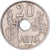 Greece, George I, 20 Lepta, 1912, Nickel, EF(40-45), KM:64