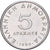 Grecja, 5 Drachmes, 1990, Miedź-Nikiel, AU(55-58), KM:131