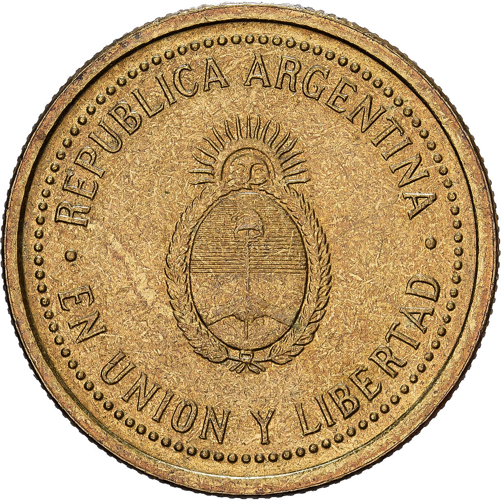 Argentinien, 10 Centavos, 1993, Aluminum-Bronze, SS, KM:107