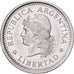 Argentina, Peso, 1961, Nickel Clad Steel, EF(40-45), KM:57