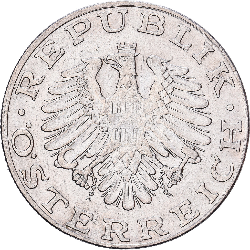 Austria, 10 Schilling, 1988, Copper-Nickel Plated Nickel, AU(50-53), KM:2918