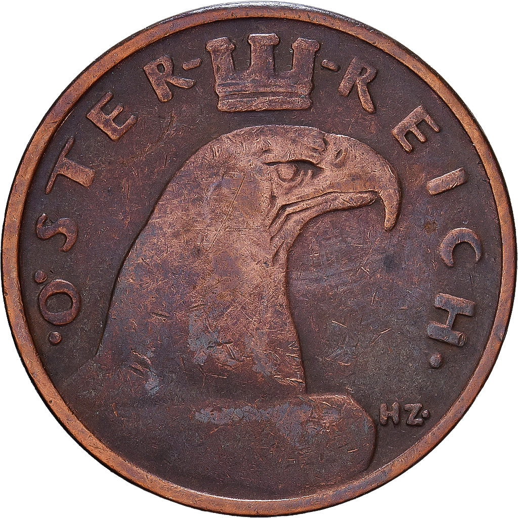 Austria, Groschen, 1928, Bronce, MBC, KM:2836