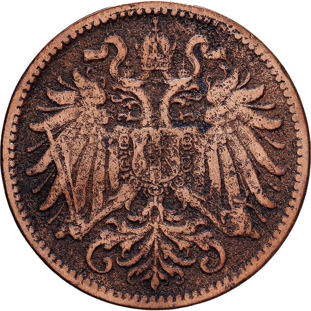 Austria, Franz Joseph I, 2 Heller, 1903, Bronze, VF(20-25), KM:2801