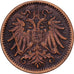 Austria, Franz Joseph I, Heller, 1900, Bronzo, MB+, KM:2800