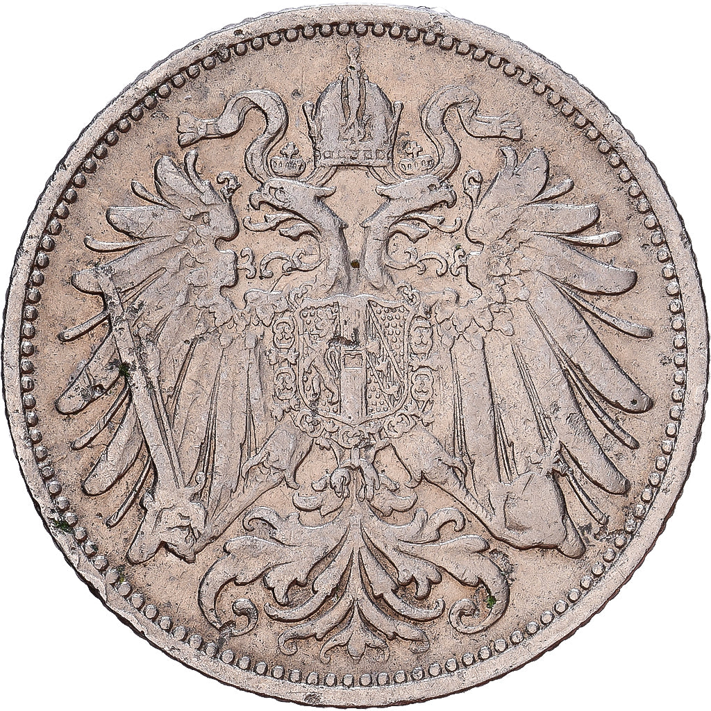 Austria, Franz Joseph I, 20 Heller, 1893, Nickel, VF(30-35), KM:2803