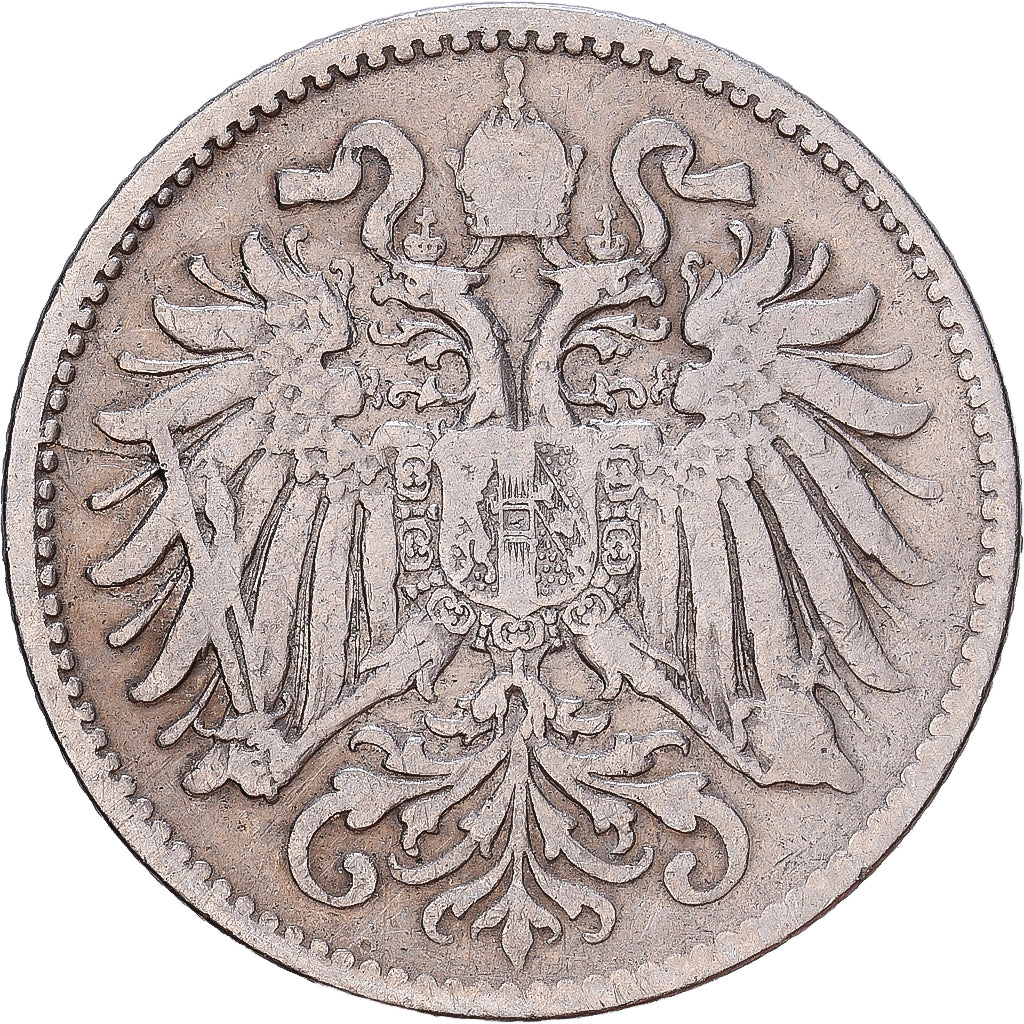 Autriche, François-Joseph Ier, 10 Heller, 1893, Nickel, TB, KM:2802