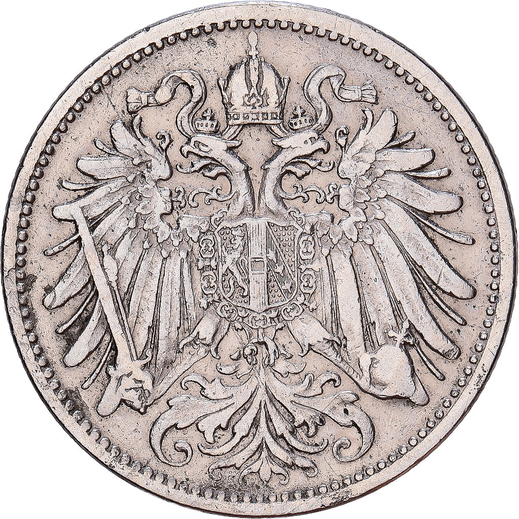 Austria, Franz Joseph I, 20 Heller, 1894, Nichel, BB, KM:2803