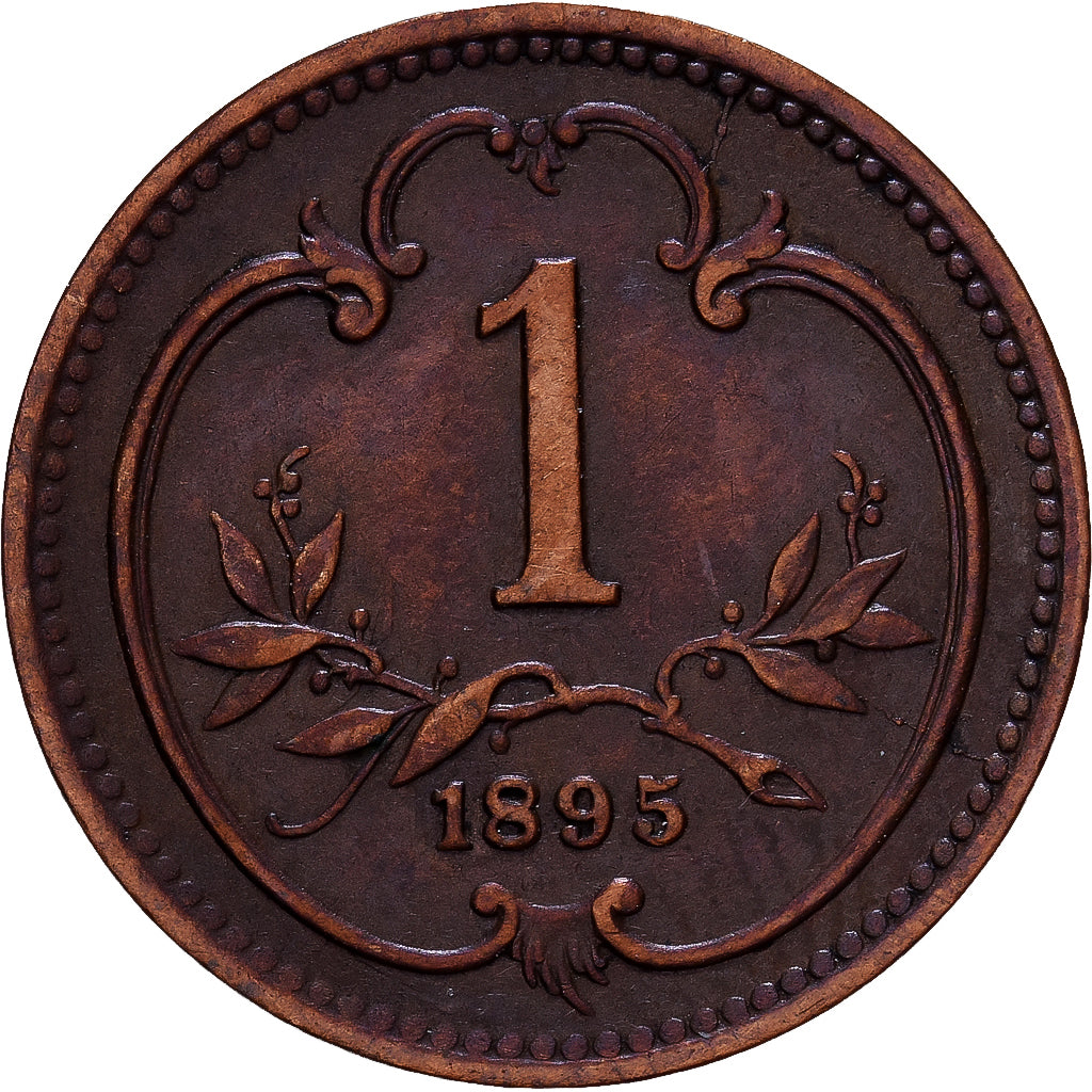 Austria, Franz Joseph I, Heller, 1895, Bronzo, BB+, KM:2800