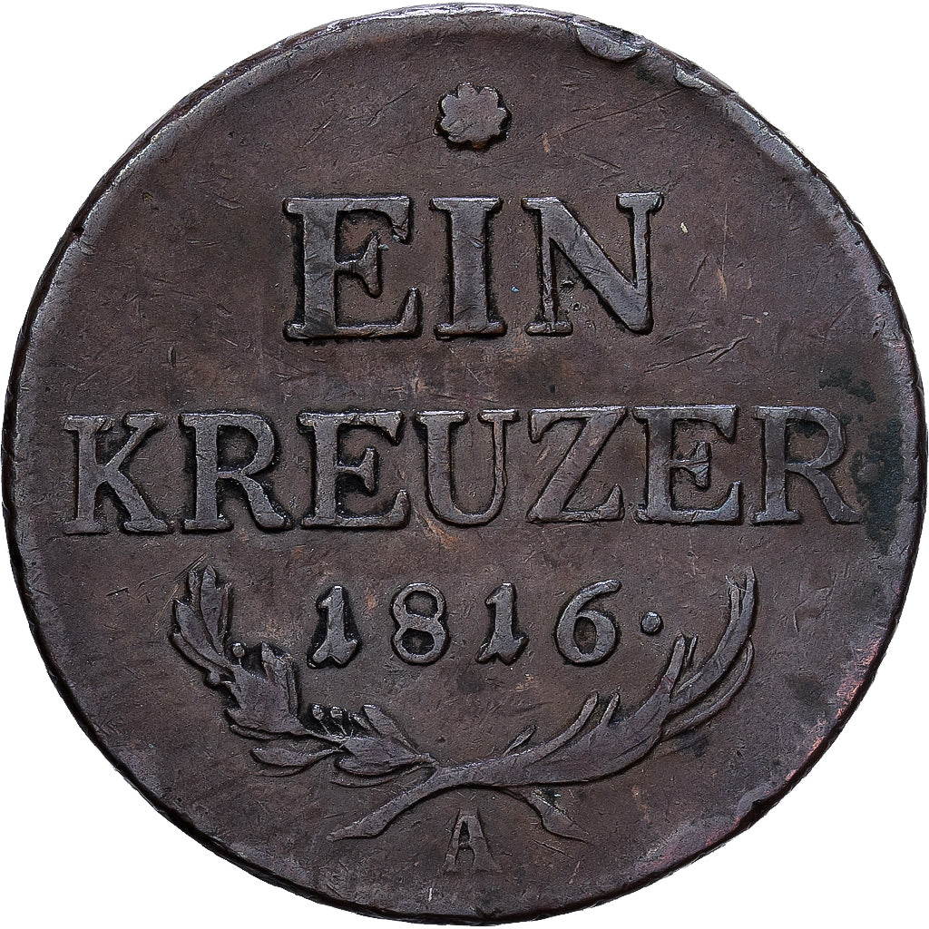 Austria, Franz II (I), Kreuzer, 1816, Copper, VF(30-35), KM:2113