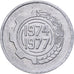 Algeria, 5 Centimes, 1977, Aluminio, MBC, KM:106