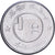 Algerije, 1/2 Dinar, 1992, Algiers, Stainless Steel, FR+, KM:128