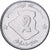 Algerije, 2 Dinars, 1997, Algiers, Stainless Steel, ZF, KM:130