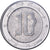 Algerije, 10 Dinars, 2014, Bi-Metallic, FR+