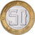 Algerije, 50 Dinars, 1992, Algiers, Bi-Metallic, ZF, KM:126