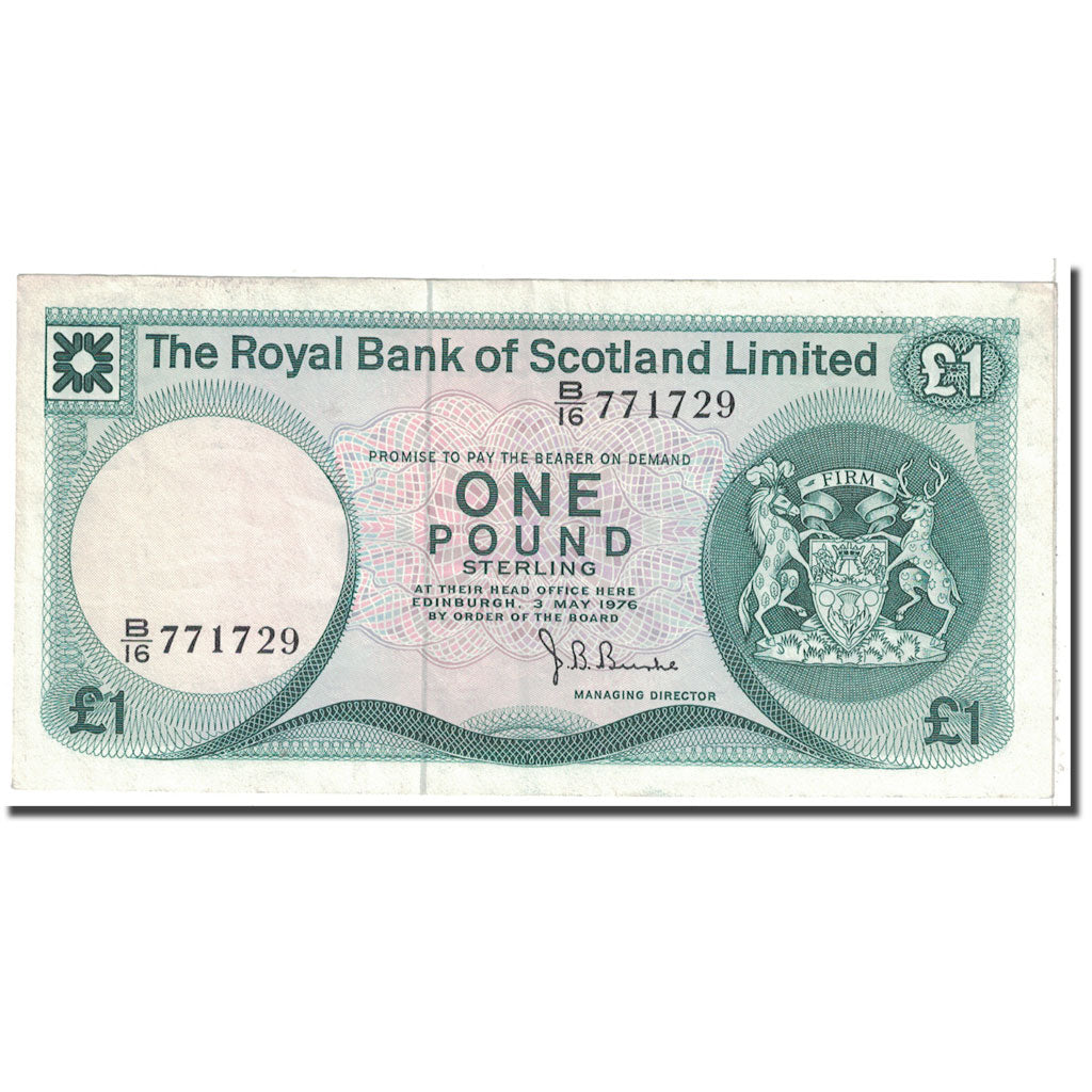 Banknote, Scotland, 1 Pound, 1976, 1976-05-03, KM:336a, EF(40-45)