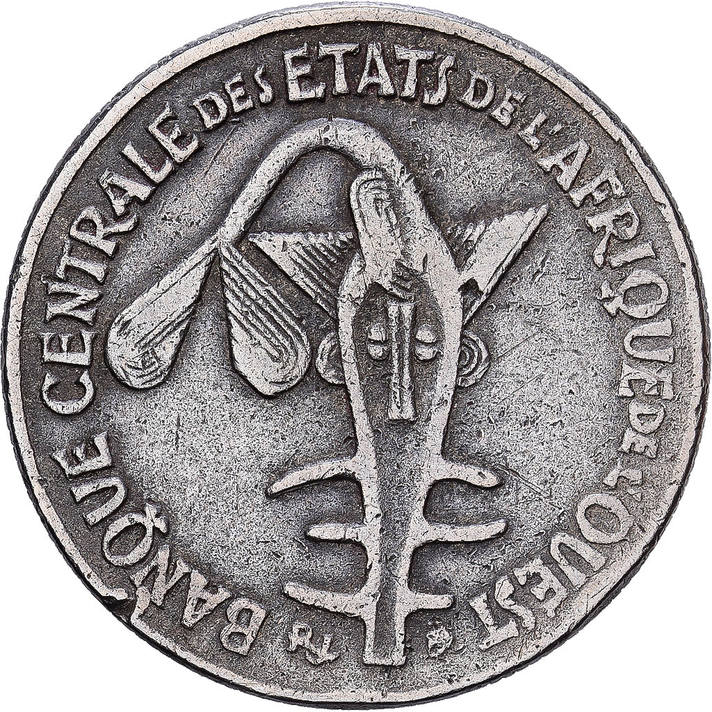 West African States, 50 Francs, 1997, Copper-nickel, EF(40-45), KM:6