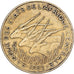 Central African States, 5 Francs, 1982, Paris, Aluminum-Bronze, EF(40-45), KM:7