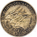 Central African States, 10 Francs, 1975, Paris, Aluminum-Bronze, EF(40-45), KM:9