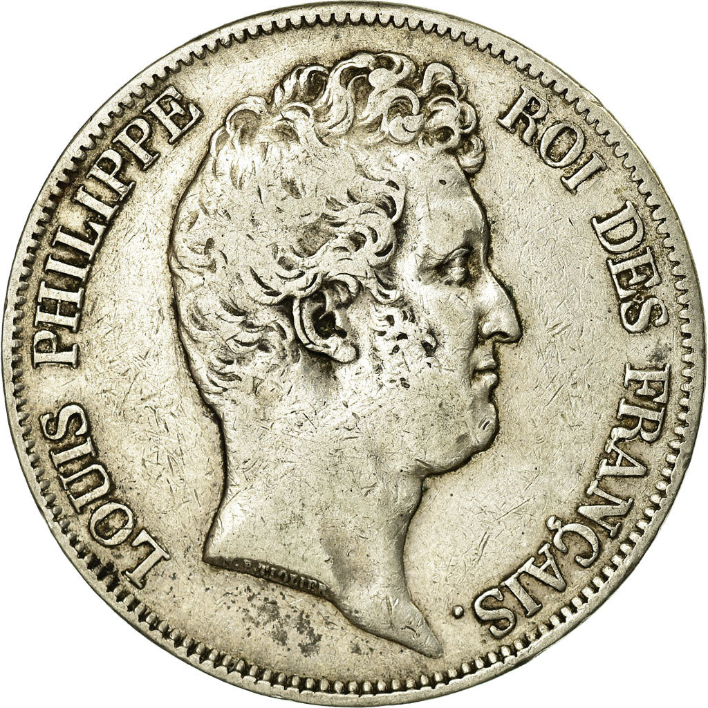 Coin, France, Louis-Philippe, 5 Francs, 1830, Paris, VF(30-35), Silver