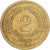 Chile, 2 Centesimos, 1966, Aluminium-Brąz, EF(40-45), KM:193