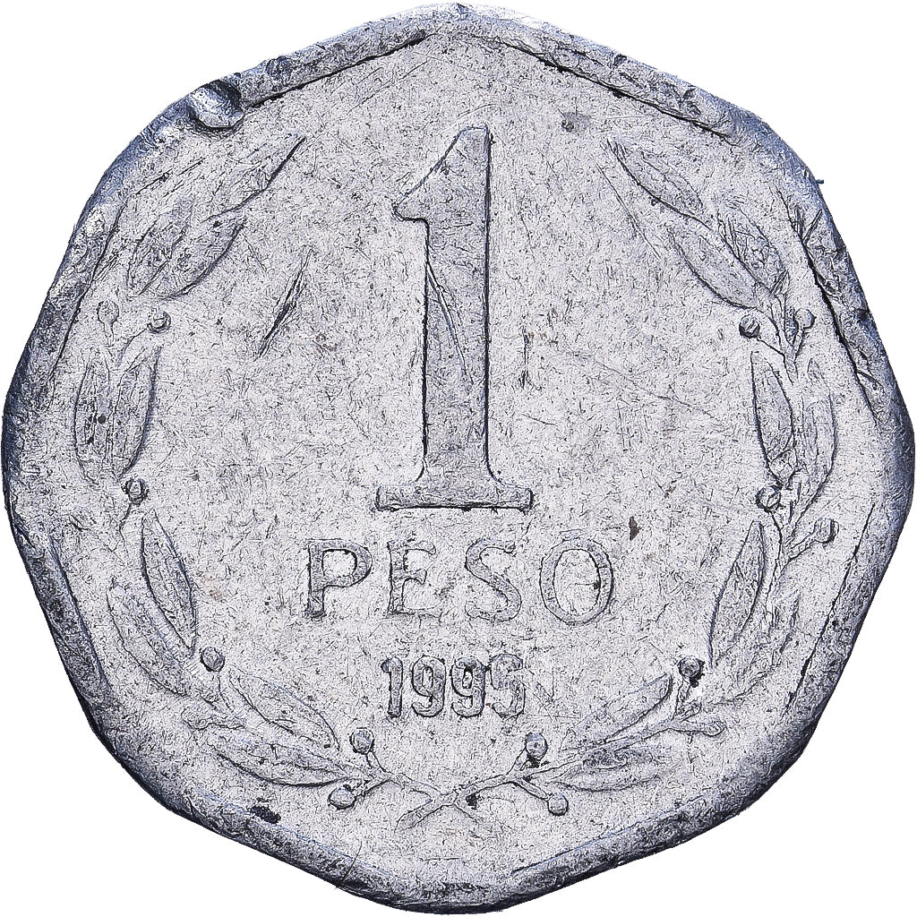 Chile, Peso, 1999, Santiago, Alumínio, VF(30-35), KM:231