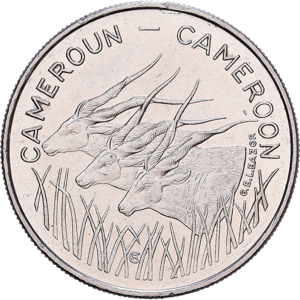 Cameroun, 100 Francs, 1975, Paris, Nickel, TTB+, KM:17