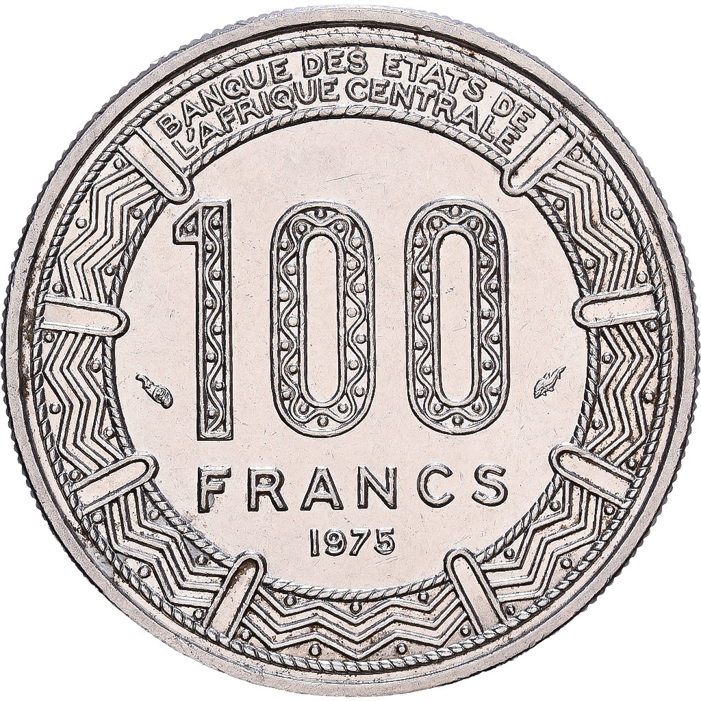 Cameroun, 100 Francs, 1975, Paris, Nickel, TTB+, KM:17