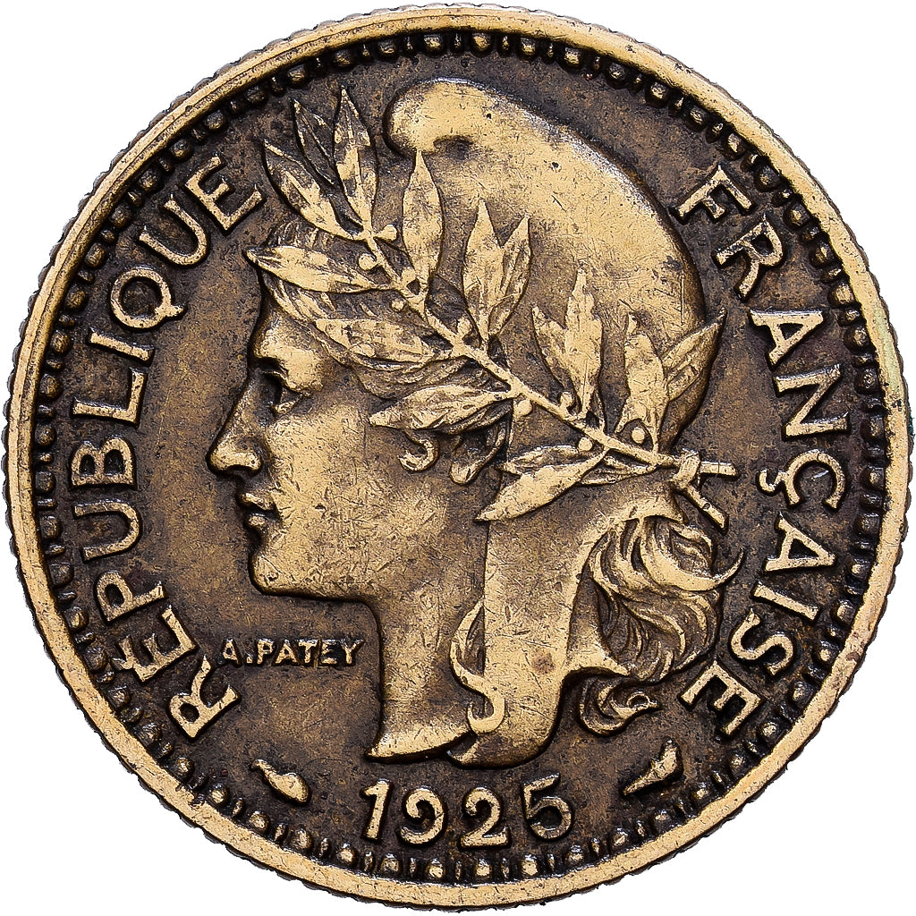 Kamerun, Franc, 1925, Paris, Aluminum-Bronze, SS, KM:2