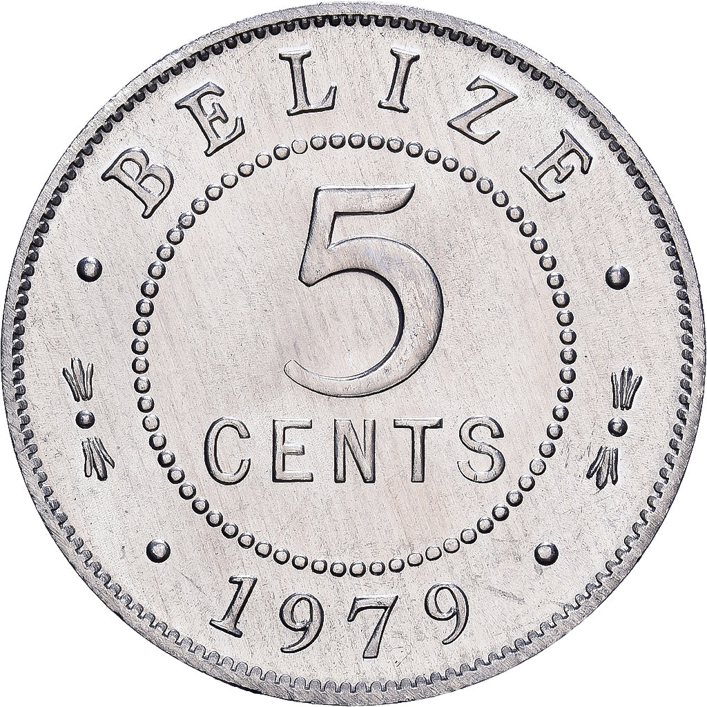 Belize, 5 Cents, 1979, Aluminium, FDC, KM:34a