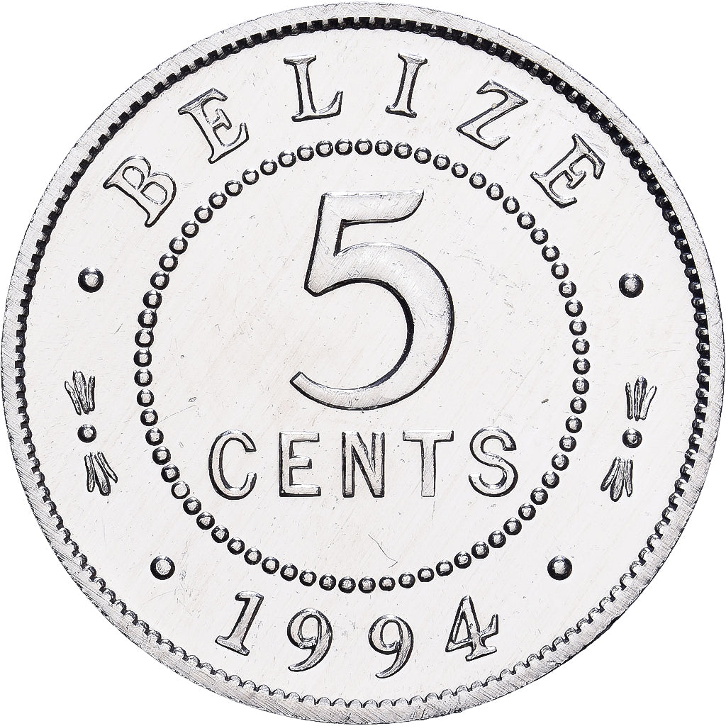 Belize, 5 Cents, 1994, Aluminium, UNC-, KM:34a