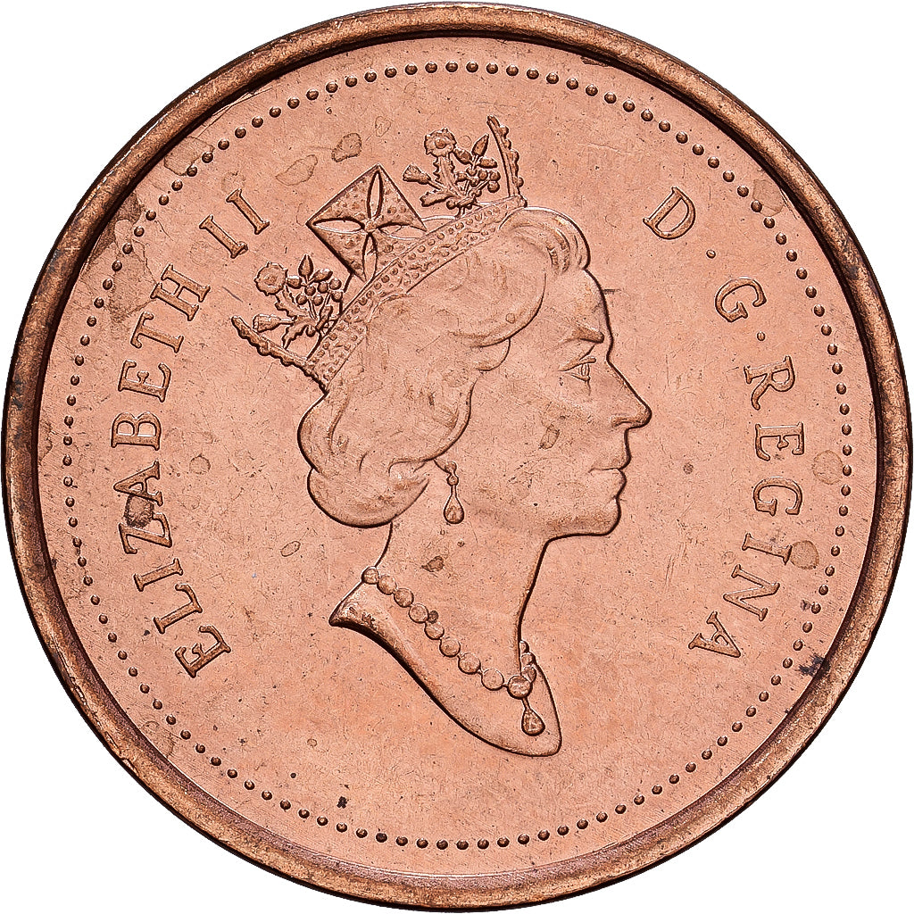Canada, Elizabeth II, Cent, 2001, Royal Canadian Mint, Copper Plated Steel