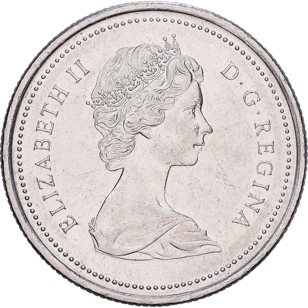 Canada, Elizabeth II, 25 Cents, 1973, Royal Canadian Mint, Nickel, EF(40-45)