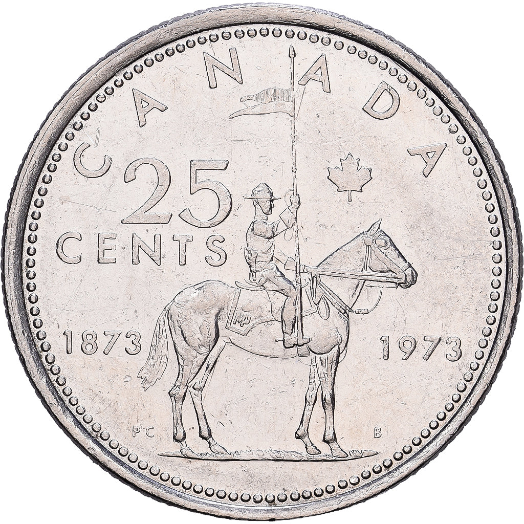Canada, Elizabeth II, 25 Cents, 1973, Royal Canadian Mint, Nickel, EF(40-45)