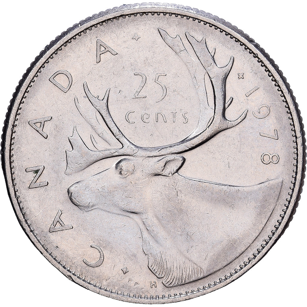 Canada, Elizabeth II, 25 Cents, 1978, Royal Canadian Mint, Nickel, EF(40-45)