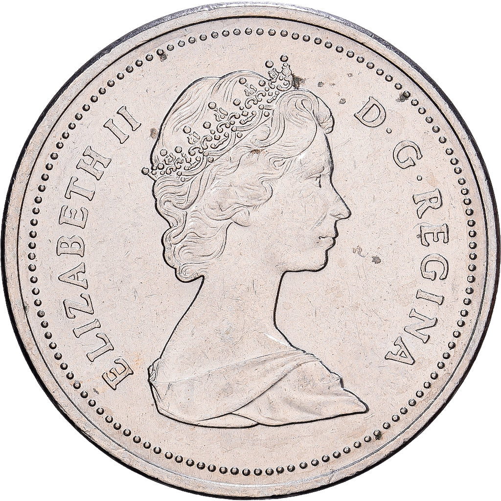 Canadá, Elizabeth II, 5 Cents, 1989, Royal Canadian Mint, Cobre - níquel, MBC