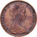 Austrália, 2 Cents, 1966, Bronze, EF(40-45), KM:63