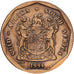 South Africa, 50 Cents, 1994, Pretoria, Bronze Plated Steel, AU(50-53), KM:137