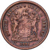 África do Sul, Cent, 1991, Aço Cromado a Cobre, EF(40-45), KM:132