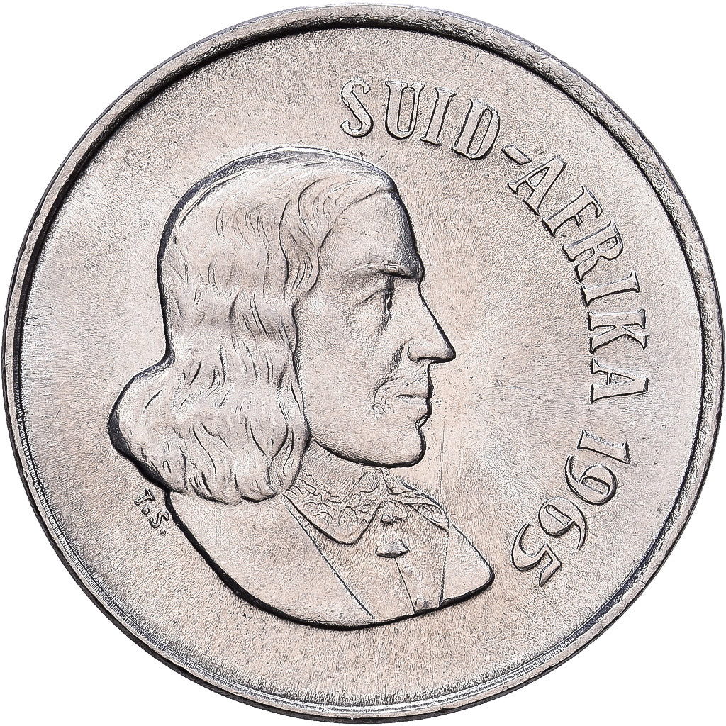 South Africa, 10 Cents, 1965, Nickel, AU(55-58), KM:68.2