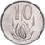 África do Sul, 10 Cents, 1965, Níquel, AU(55-58), KM:68.2