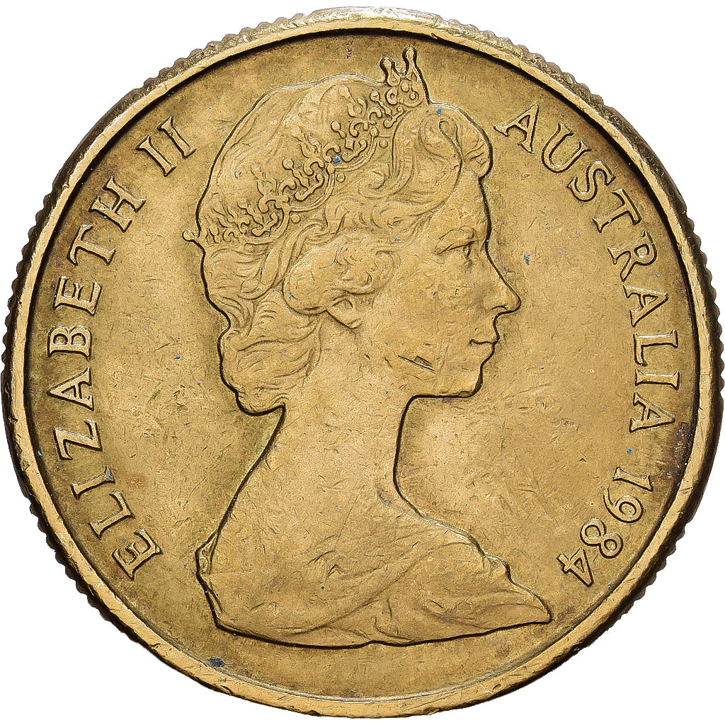 Australia, Elizabeth II, Dollar, 1984, Royal Australian Mint, Aluminum-Bronze